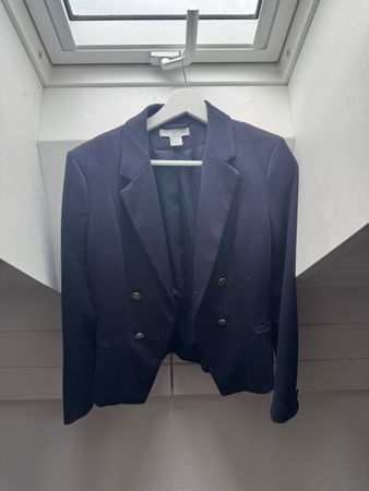 H&M Blazer Dunkelblau Gr. 36/S Damen Jacke Frühlingsmode 🧥