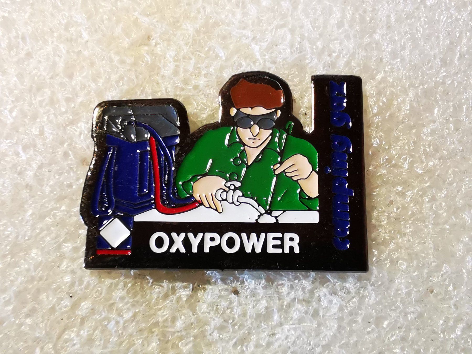 Placchette & Badge: Ansteckpin 75: Oxypower – Usato da Oppligen venduto da Pin-Fall-Shop