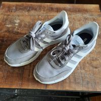 Adidas Run Sneaker, Grau/Weiss, Grösse 38, wie neu