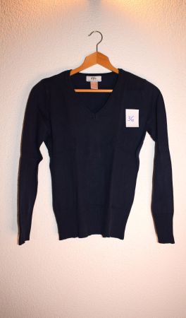 Damen Pullover, Marineblau, Grösse 36/38