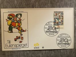 Ersttagsbrief Till Eulenspiegel 1977
