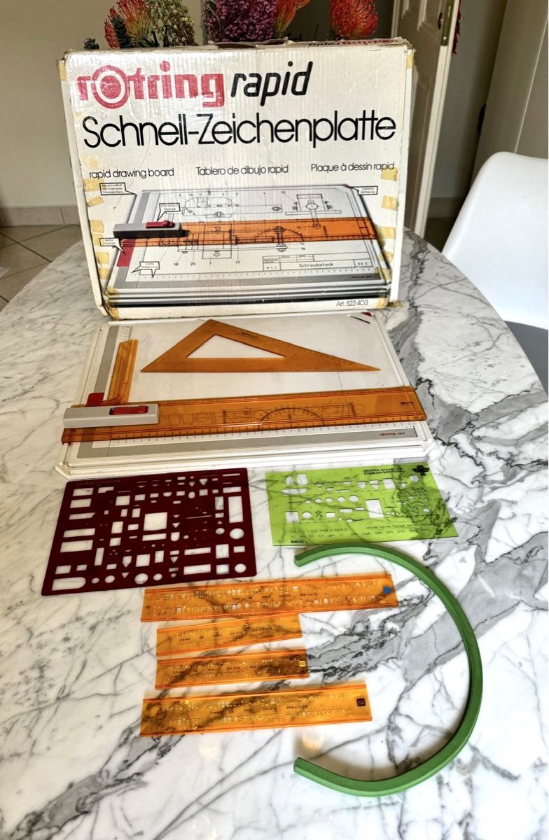Cavalletti: Table à dessin ROTRING Rapid vintage – Usato da Genève venduto da Oscar-111 3
