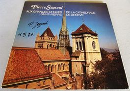 Vinyle Pierre Segond Orgues Genève SIGNÉ Autographe NM 1976
