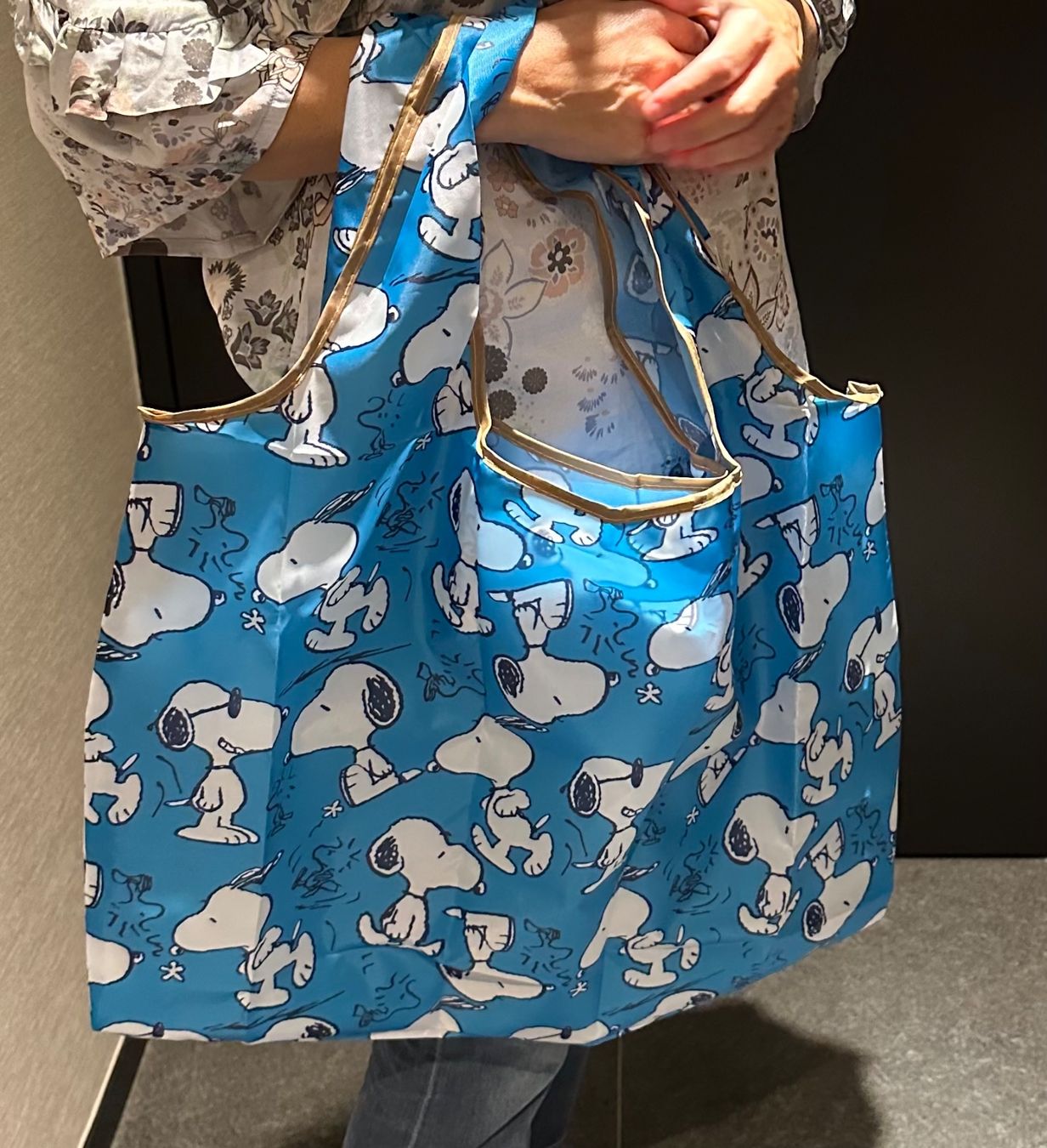 Borse: Faltbare Tasche mit Snoopy Motiv in gelb – Nuovo e nell'imballaggio originale da Meilen venduto da Art-Friend 3