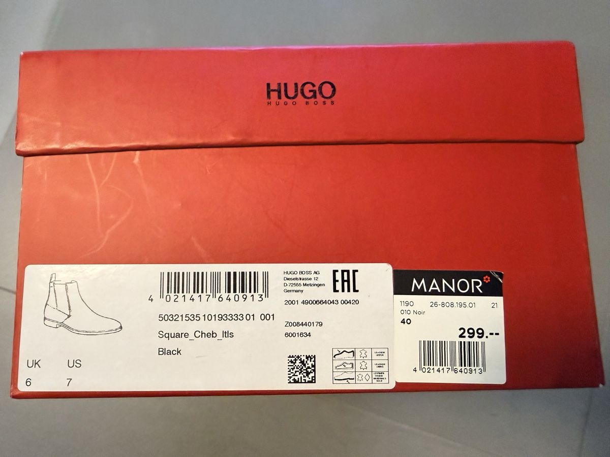 Hugo Boss Scarpe da uomo: Bottines Hugo Boss NEUVES T40 – Nuovo e nell'imballaggio originale da epalinges venduto da Misterazz 8