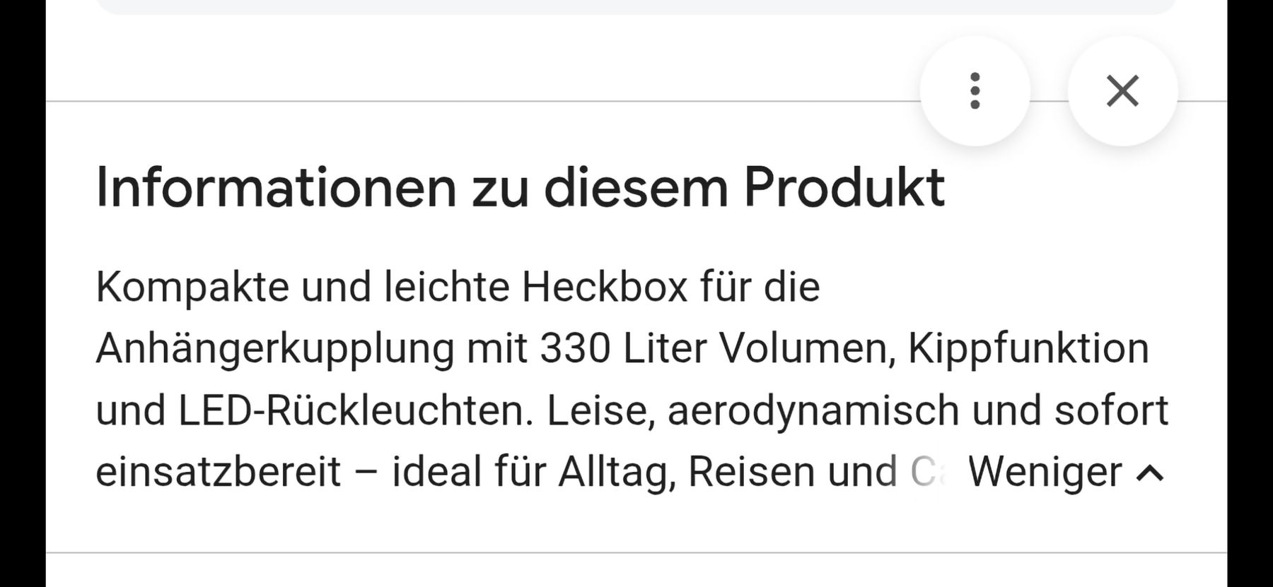 Box da tetto: Heckbox TowBox V5 schwarz matt – Usato da Gams venduto da wil_2qyk 4