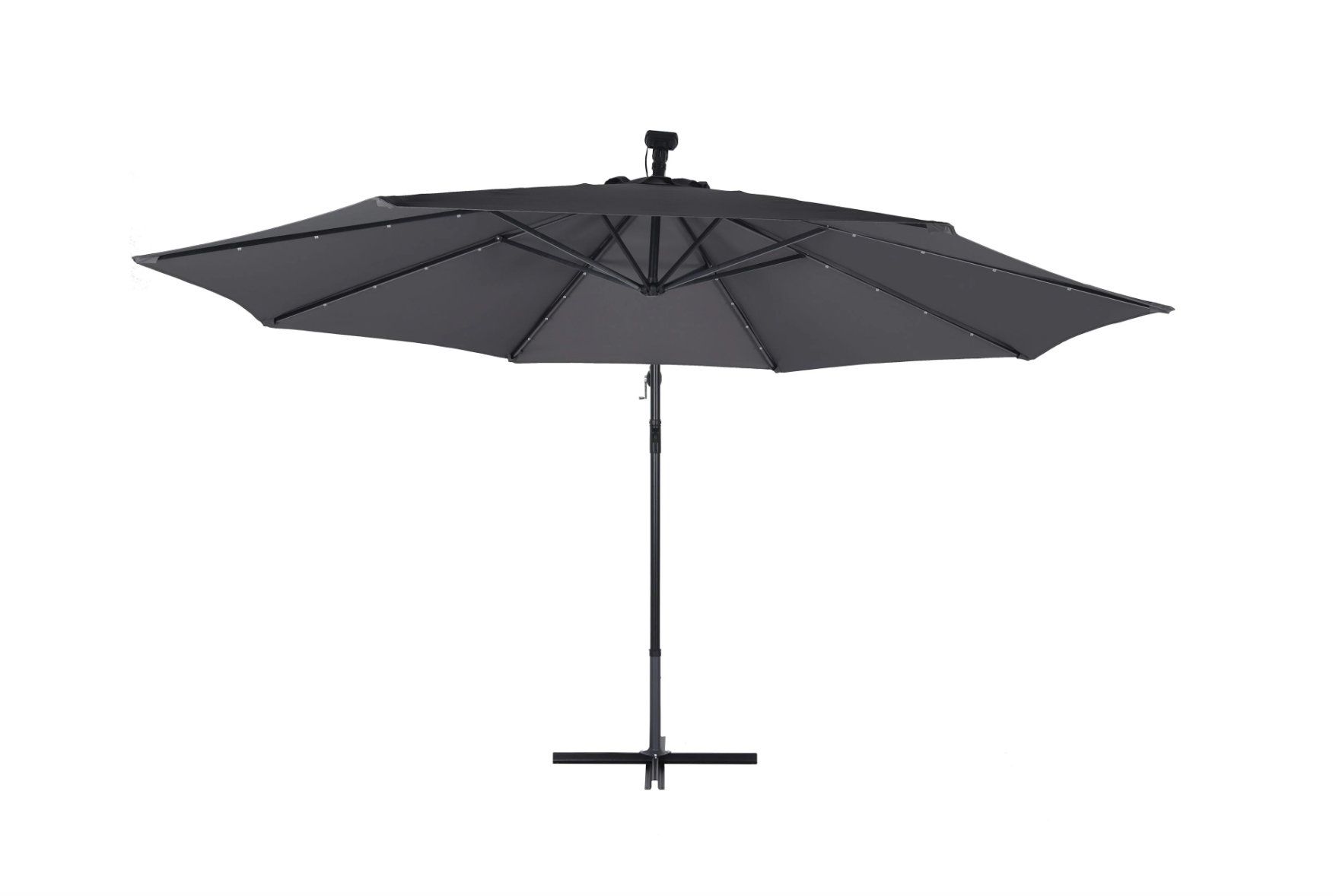 Sonnenschirme: Sonnenschirm mit LED, 350 cm, anthrazit - Gratis Versand – Neu und originalverpackt aus Kleinwangen von Maluwa_GmbH 1