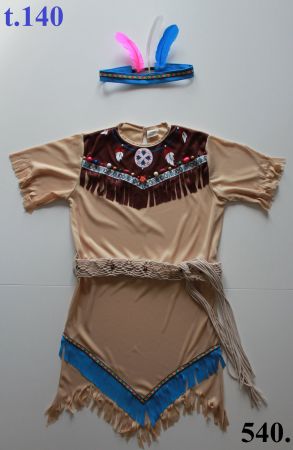 Costune Indienne / Indianerin  t.140