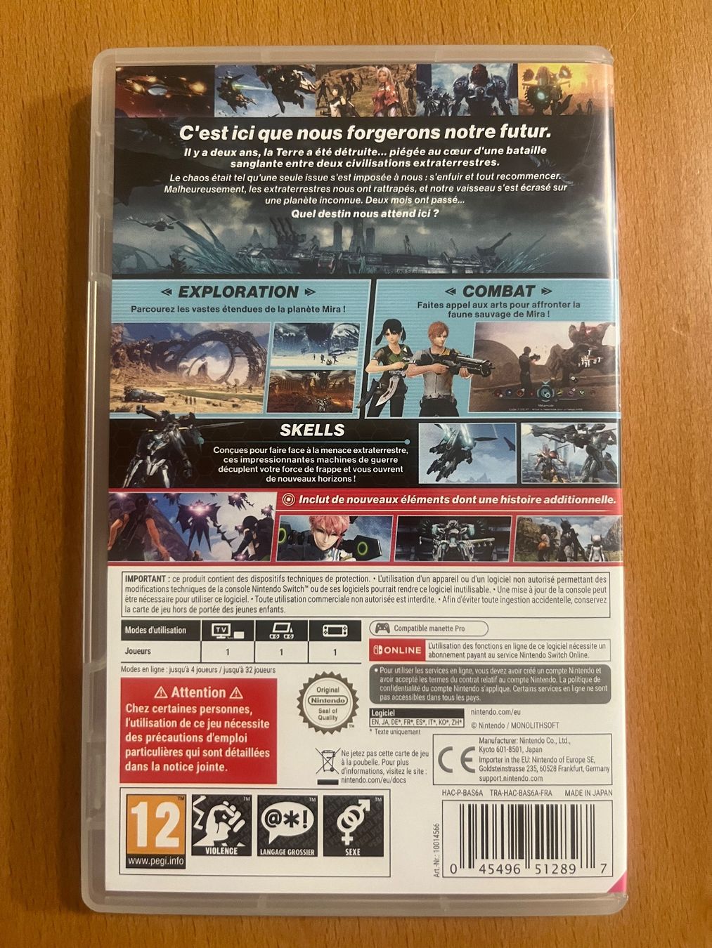 Nintendo Jeux: Xenoblade Chronicles X Switch – Neuf (Voir description) à Dorénaz par SheriffJeff 2