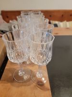 Glaswaren-Set 12-teilig Kristall-Optik guter Zustand