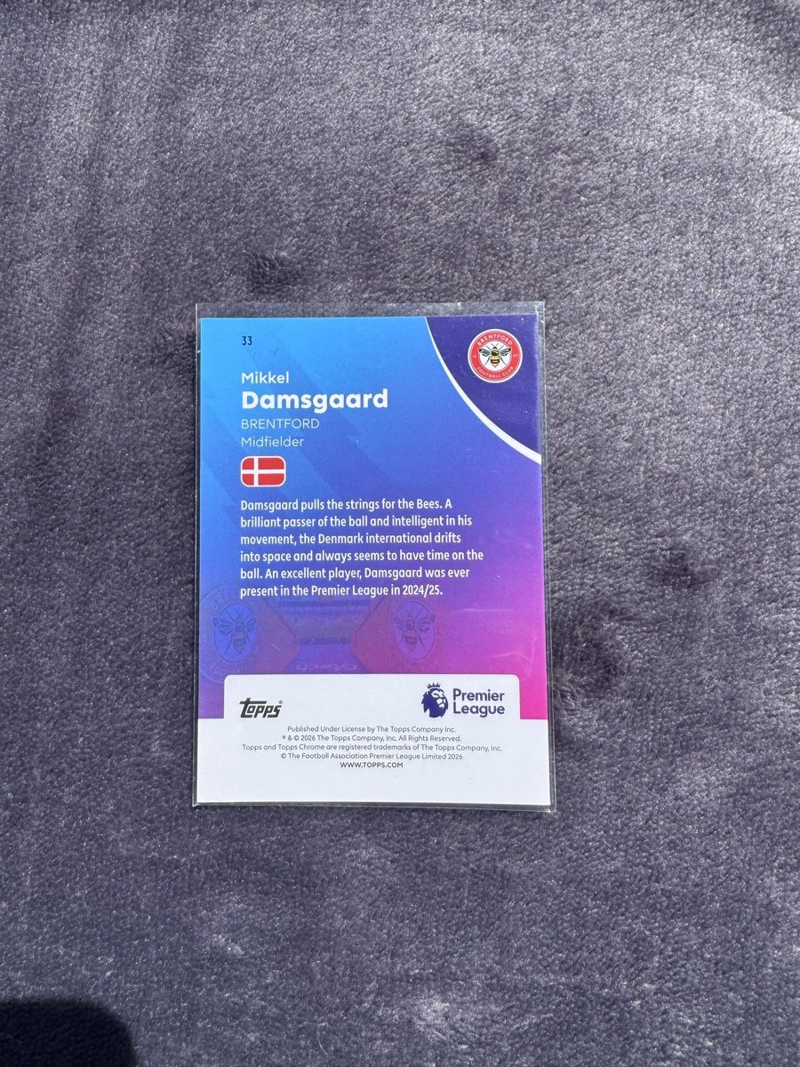 Topps Carte collezionabili: Mikkel Damsgaard Topps Chrome 117/199 – Usato da Gattikon venduto da Fandiboy 2