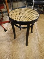 Vintage bistro Hocker wiener Geflecht