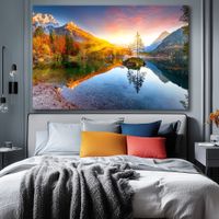 Riesig 🔝 SUPER PREIS 💲 Wandbild 120x80 NEU / See Idylle
