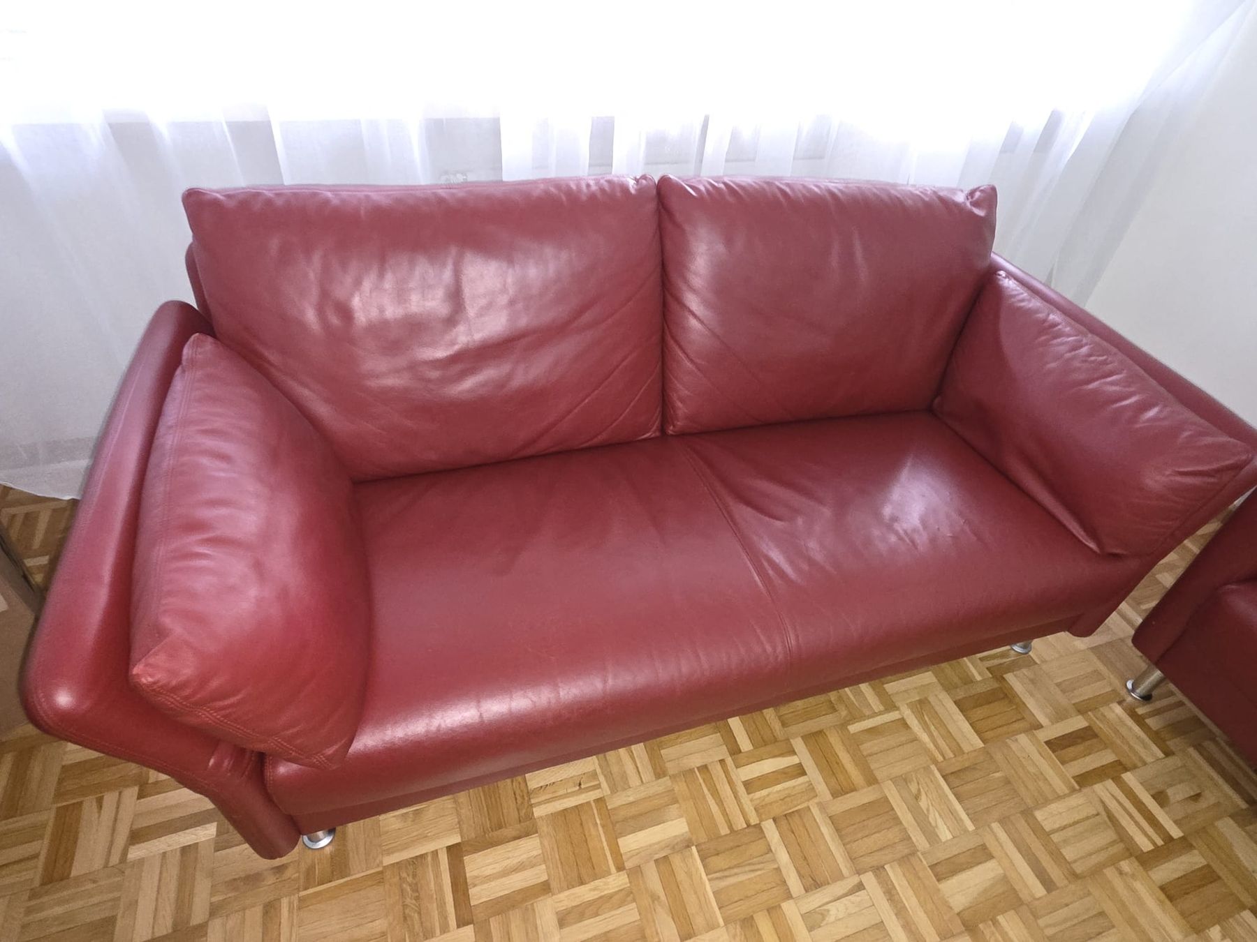 Intertime Sofas: Intertime Designer Leder-Garnitur: Sofa Campus & 2x Sessel – D'occasion à Basel par bes_mnp7 1