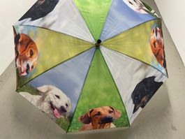 Regenschirm Top Qualität 120x95cm/Neu/OVP/Motive Hunde