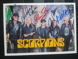 Scorpions - handsigniert - 15x20cm