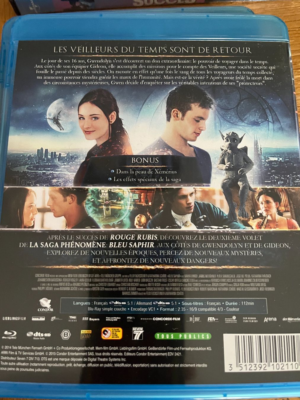 Alle DVDs: La Trilogie des gemmes (2016, Coffret 3 Blu-ray) – Gebraucht aus Vevey von zecollector 5