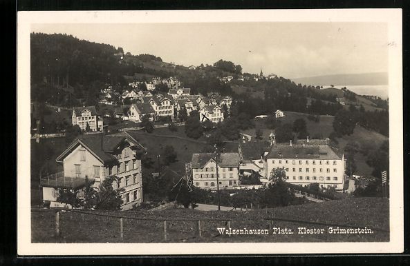 Cartoline postali: AK Walzenhausen, Kloster Grimmenstein – Usato da Berlin venduto da bartko-reher