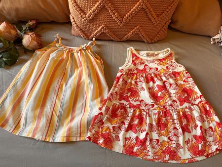 Wonderful - 2 summer dresses 9-12 and 12 months
