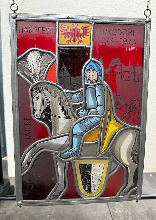 Altro in Antiquarato & Arte: Bundglass - Glasswappen Bild – Usato da Grenchen venduto da YoshiSan74 2