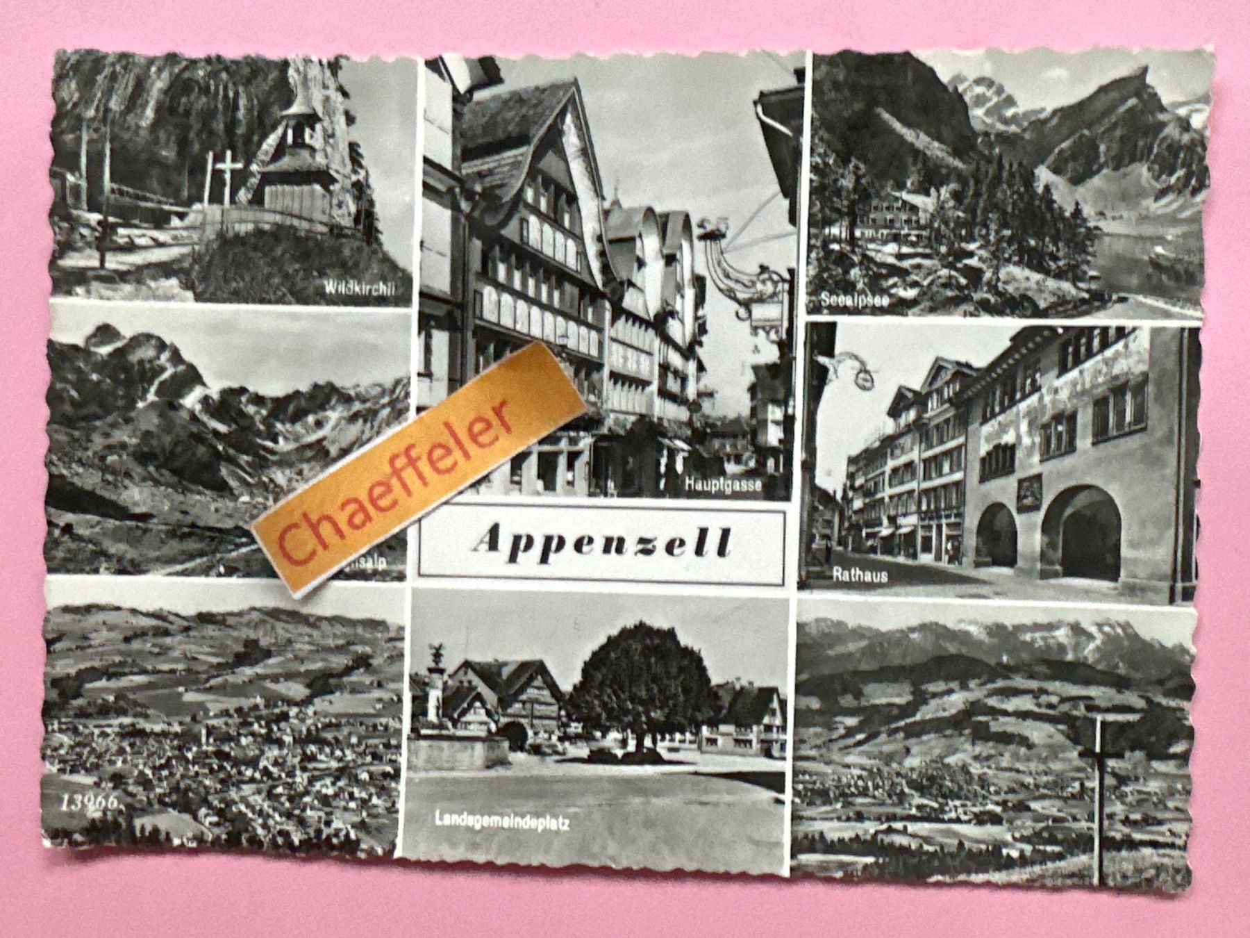 Cartes postales: 1963 Appenzell – D'occasion à Zürich par Chaeffeler