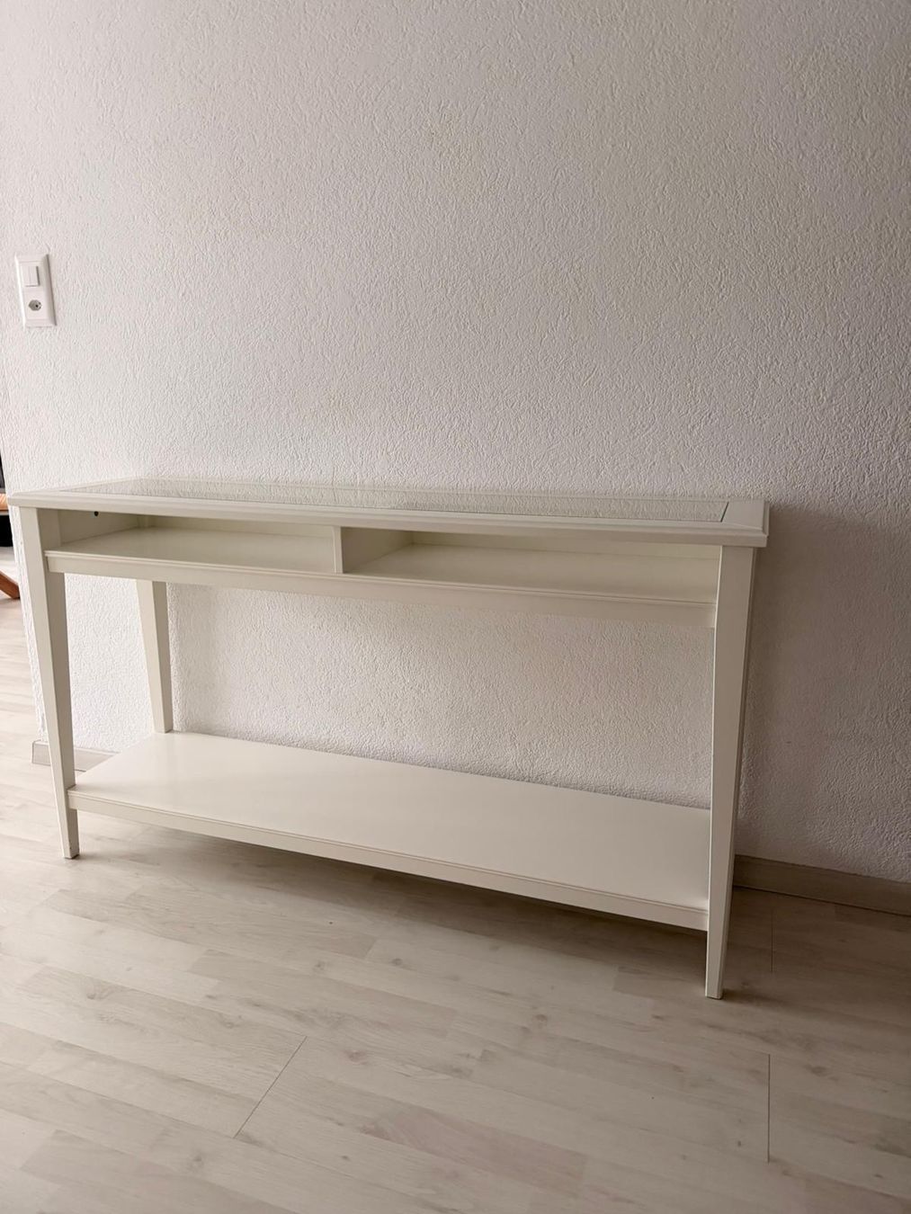 Ikea Cassettiere: Weisser Konsolentisch mit Glasplatte - IKEA LIATORP – Usato da glattbrugg venduto da melisa13 3