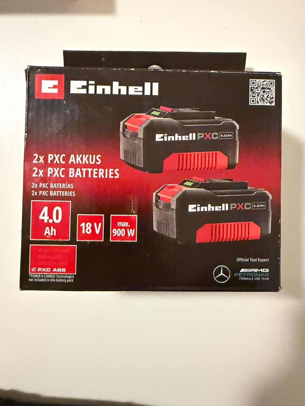 Einhell Akkus & Batterien: Power X-Change batteries 4.0Ah 18V x2 – Neu und originalverpackt aus wattwil von pel_qh26