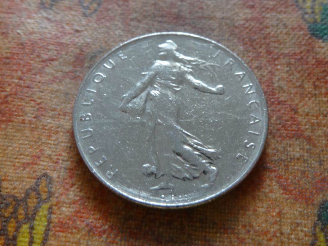 Tutti le monete: FRANCE  1 Franc  1975  (P) – Usato da Romanel-sur-Lausanne venduto da Swift13 1