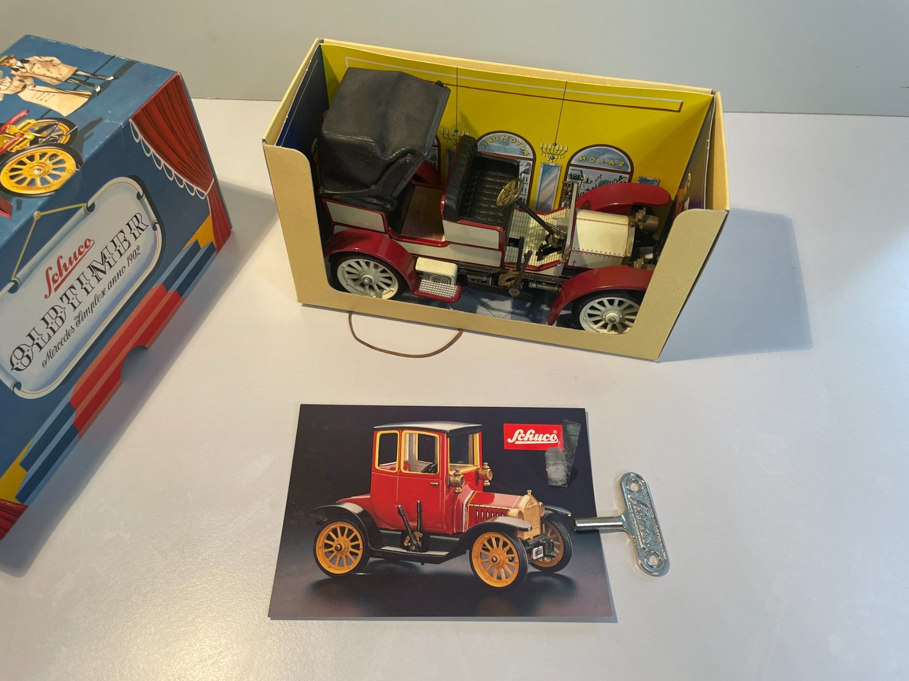 Schuco Modellini d'auto: Schuco Oldtimer Mercedes Simplex anno 1902 #1229 – Nuovo e nell'imballaggio originale da Bättwil venduto da Samuel_Wyss 1