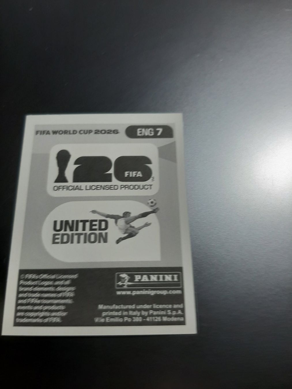 Panini Sammelbilder & Trading cards: PANINI FIFA WM 2026 ENG7 – Neu (gemäss Beschreibung) aus Avully von RIVALIS 1