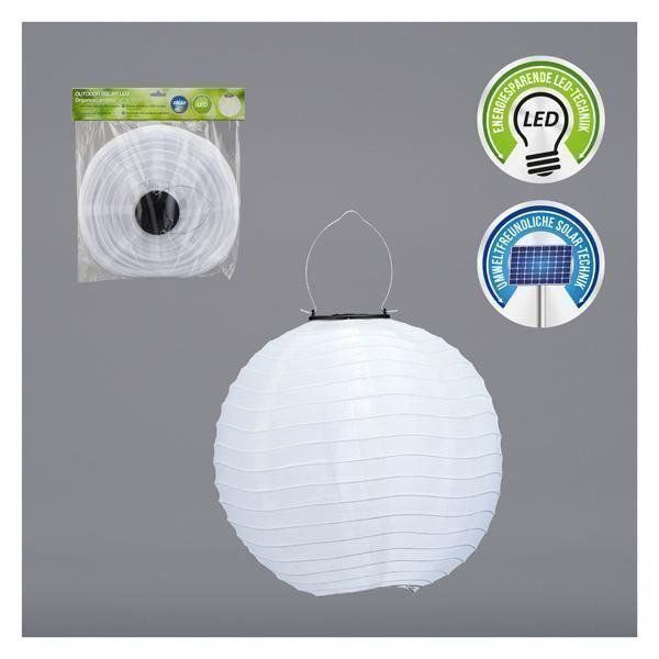 Lampade: LED Solar Lampion Organza D30cm Höhe 40cm – Nuovo e nell'imballaggio originale da Matzendorf venduto da Gartendeko-Shop