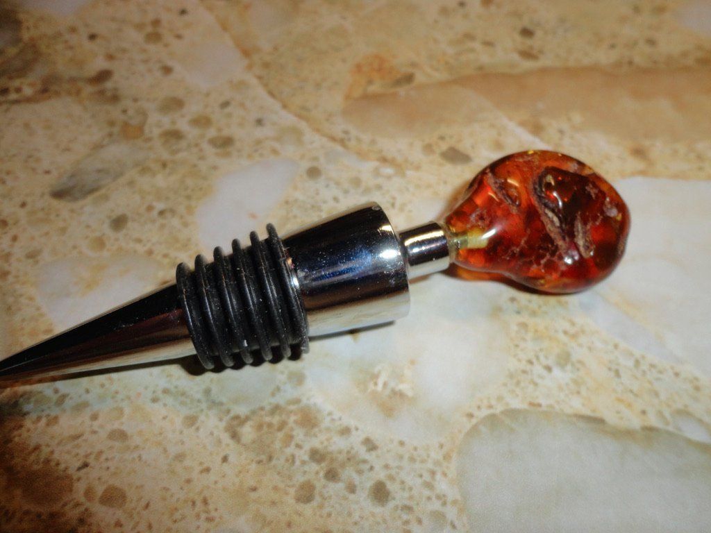 Flaschenöffner & -verschlüsse: Flaschenverschluss Bernstein /Ambre/Amber  echt – Neu (gemäss Beschreibung) aus Biberist von tl-schmuck 3