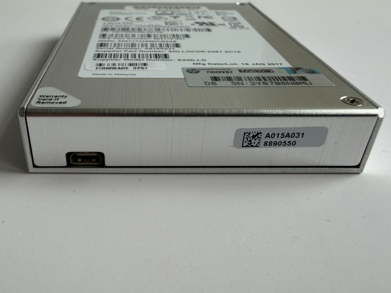 Hewlett Packard Dischi rigidi: Super Server SAS SSD 3.84TB – Usato da Huttwil venduto da Thoste 5