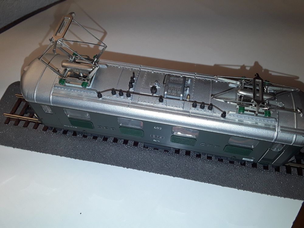 Lokomotive HO HAG Nr. 227 Re 4/4 I grün, MFX Digital (Neu (gemäss ...