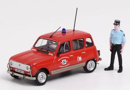 Eligor 101603 RENAULT 4 TL pompier SDIS 79 + figurine 1:43