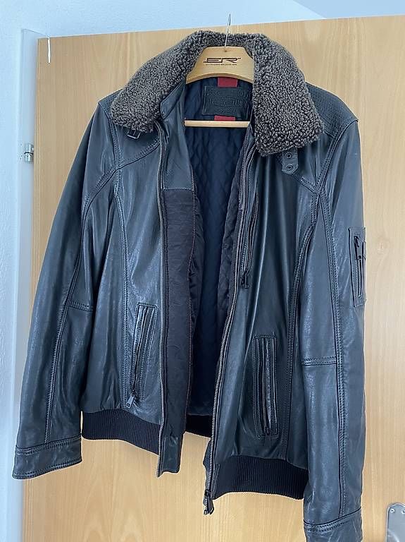 Vestes: Herren-Lederjacke – D'occasion à Turbenthal par dfi_7hqk