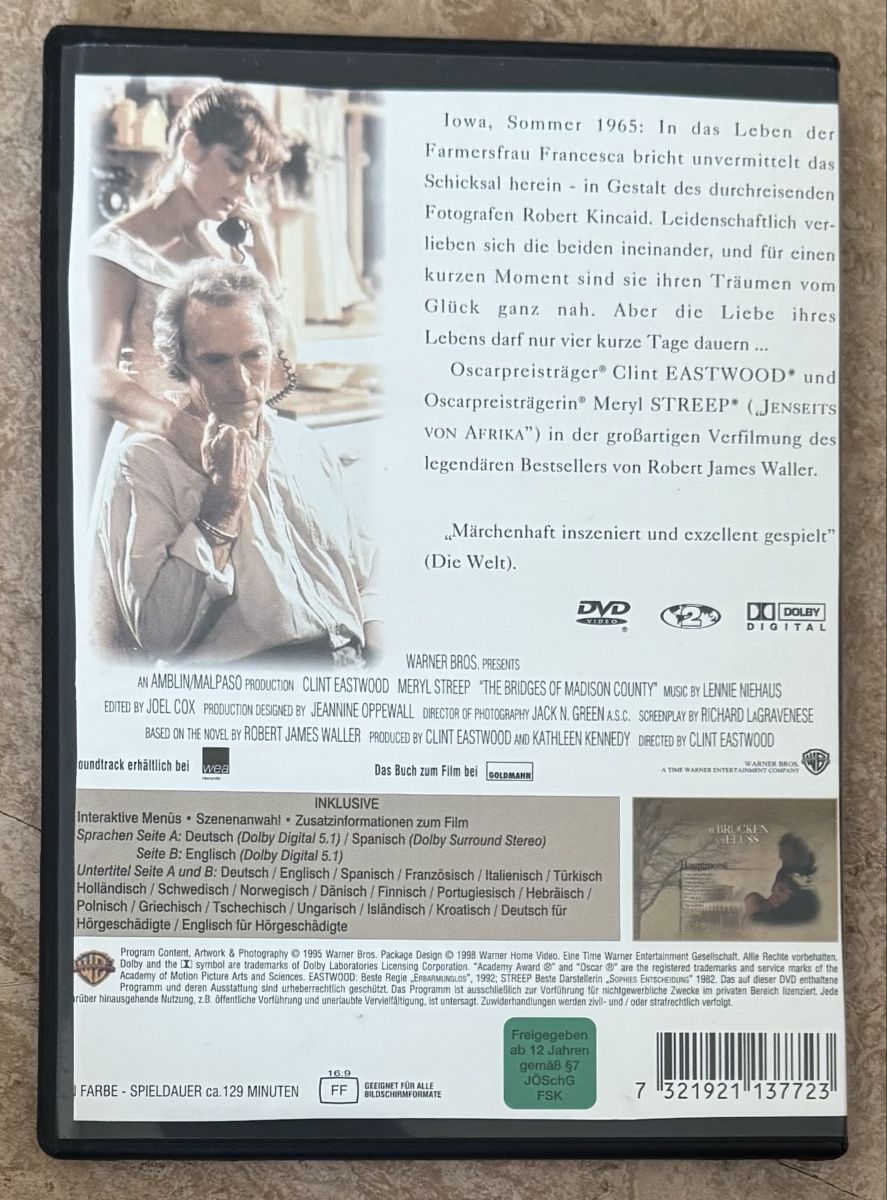 Alle DVDs: DIE BRÜCKEN AM FLUSS  – Neu (gemäss Beschreibung) aus Dietikon von AndreaSch01 1