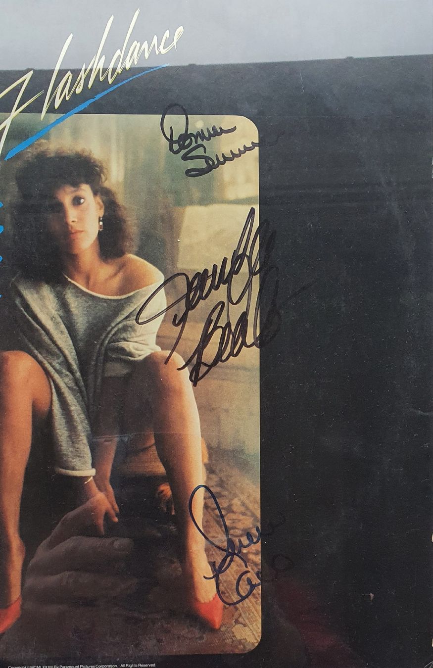 Schallplatten: Orig. Flashdance LP mit J. Beals, D. Summer + I. Cara Sig. – Neu (gemäss Beschreibung) aus Feldbach von gardenmagic 1