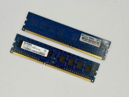 2× 2GB DDR3-1333 PC3-10600U RAM – 4GB HP / Elpida 1Rx8