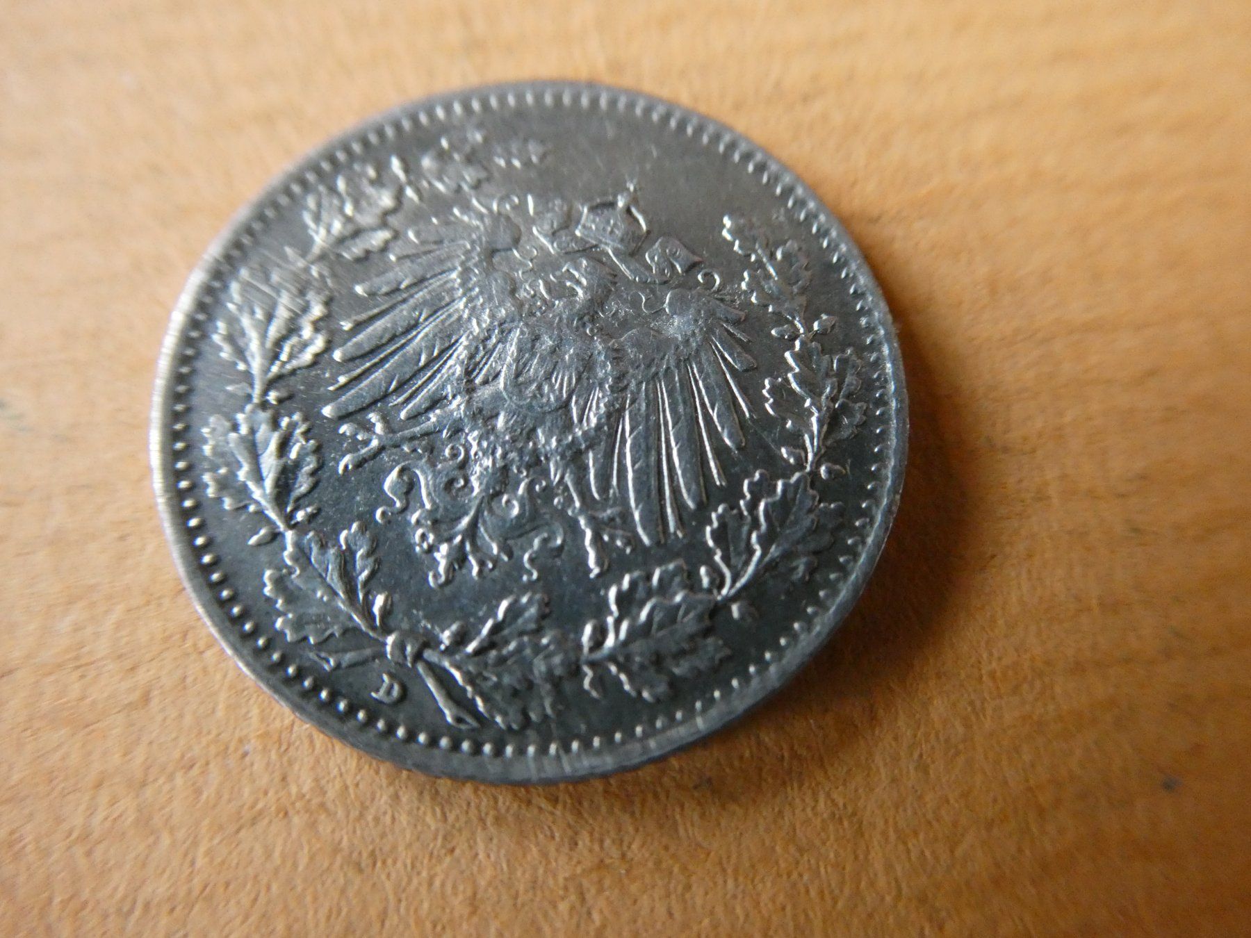 Tutti le monete: Dt. Reich 1916 D, 1/2 Silbermark – Usato da Hinterforst venduto da Rohusri 1
