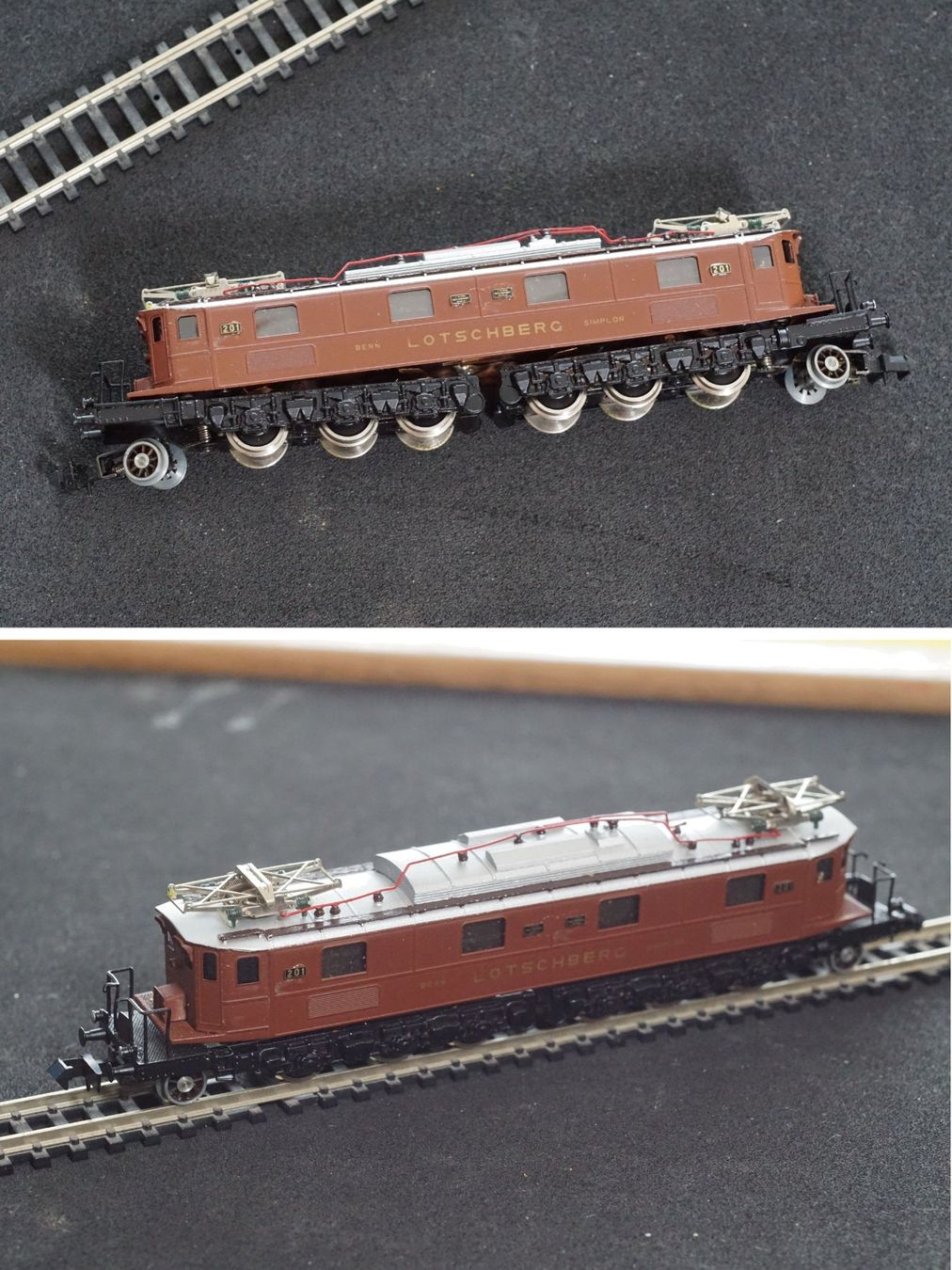 Metropolitan Modellini di ferrovie: Metropolitan Ae 6/8 BLS braun Nr. 204 – Usato da Gränichen venduto da iknow 8