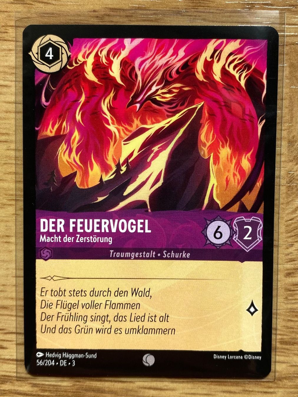 Disney Carte collezionabili: Der Feuervogel DE 56 Disney Lorcana 3 – Nuovo (secondo la descrizione) da Rafz venduto da SaintCruz