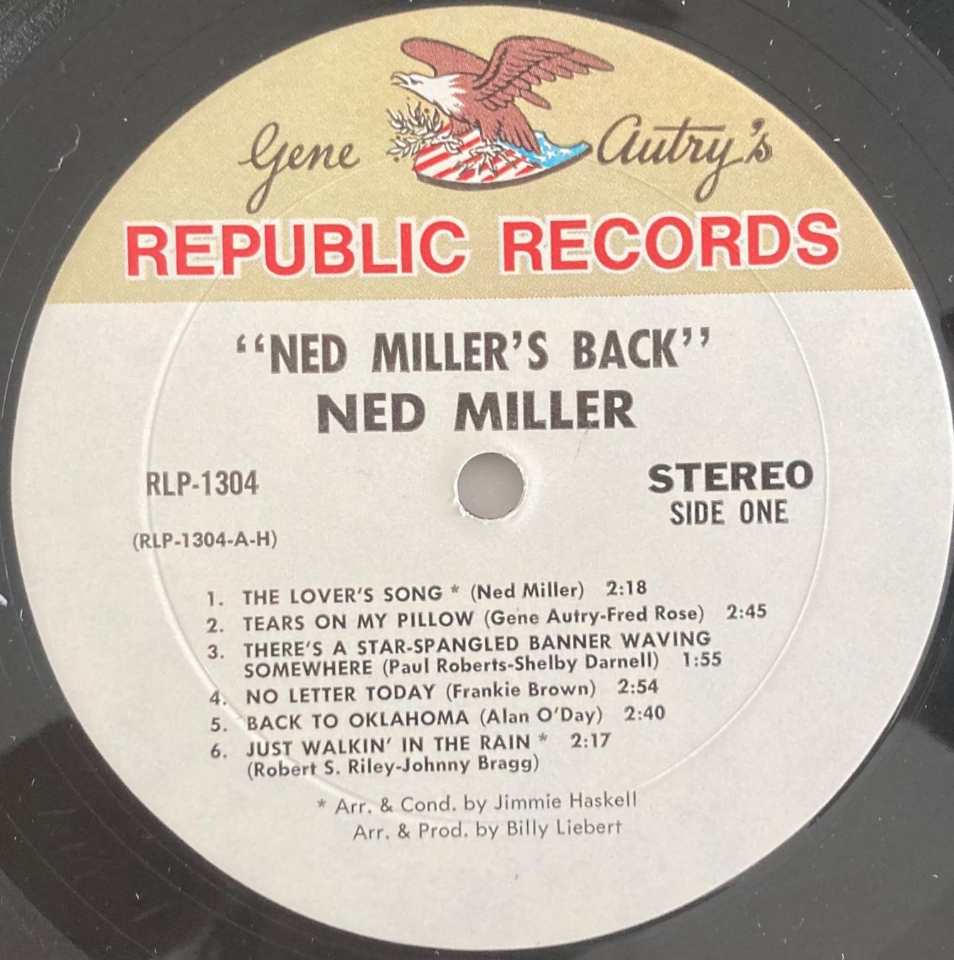 Dischi in vinile: NED MILLER - NED MILLER'S BACK – Usato da Poliez-Pittet venduto da Newtown-Records 2