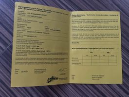 Gutachten für Suzuki Swift H&R Tieferlegungsfedern