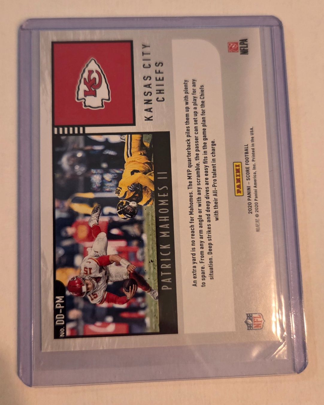 Panini Carte collezionabili: Patrick Mahomes Deep Dive 2020 Panini Score Chiefs – Usato da Oberrüti venduto da Swiss_Drone 1