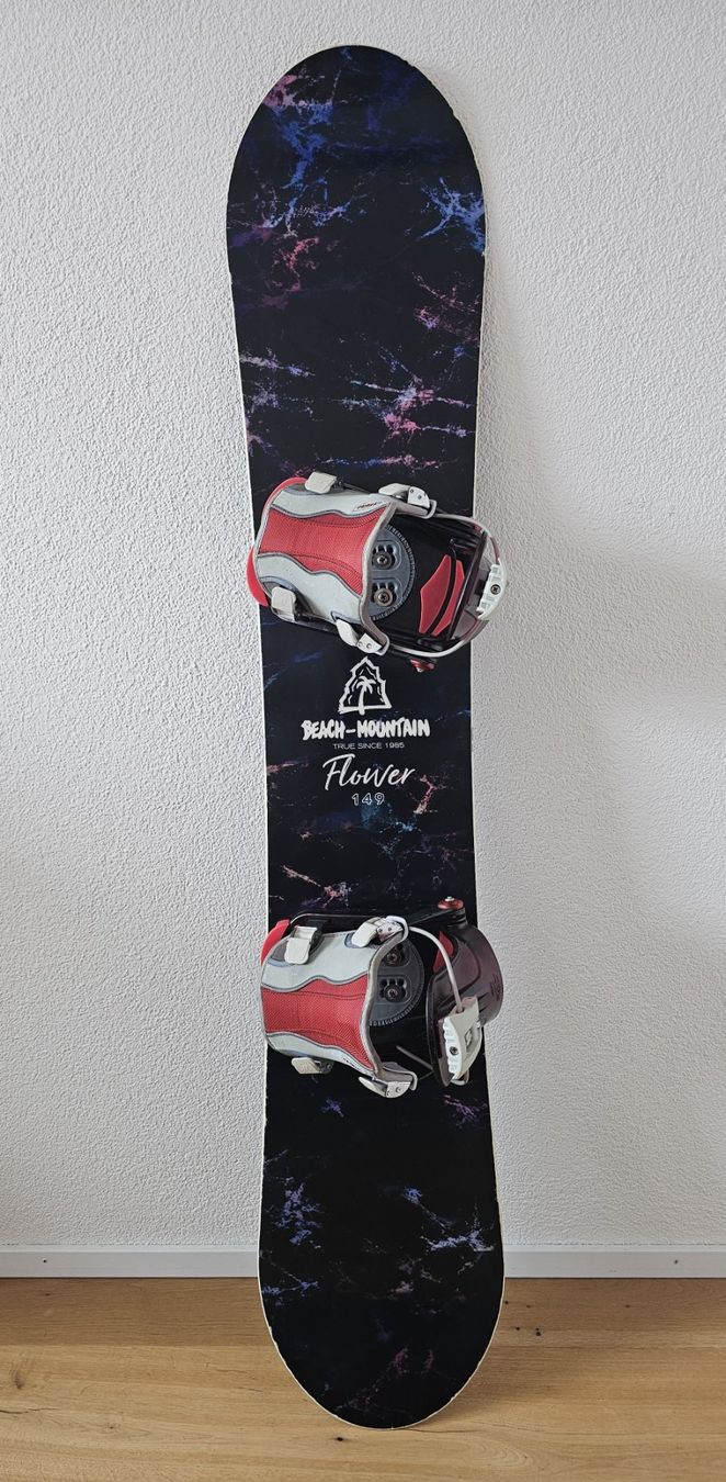 Board: BEACH - MOUNTAIN FLOWER 149 cm, mit FLOW  Bindung Gr. M – Usato da Aarau Rohr venduto da Mmiracle 3