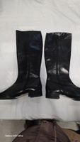Klassische Lederstiefel – Gr. 45 – Niedriger Absatz