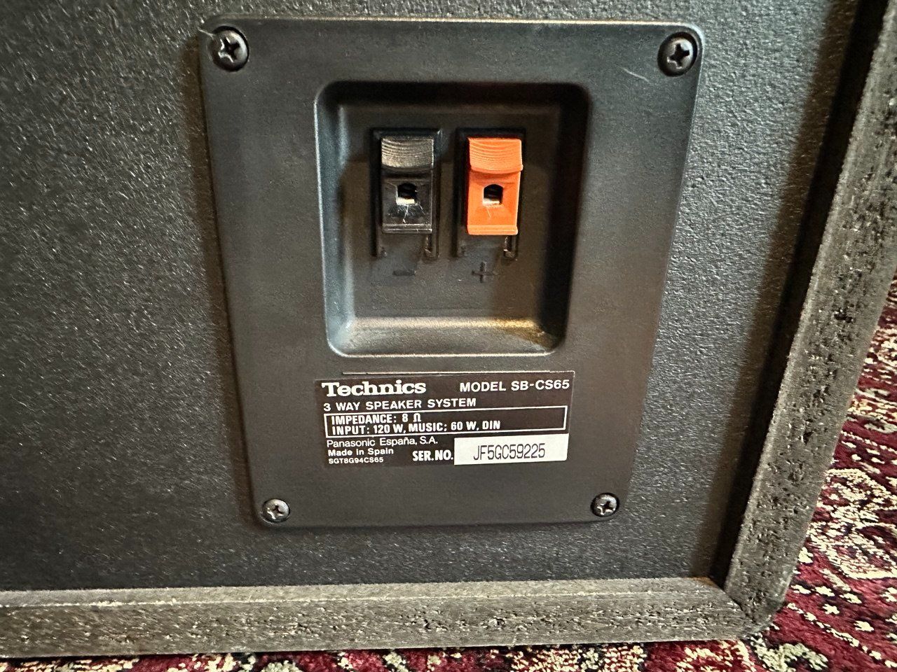 Technics Lautsprecher: Technics SB-CS65 Lautsprecher 3-Wege Klassiker HiFi – Gebraucht aus Fribourg von eni_cnw8 4
