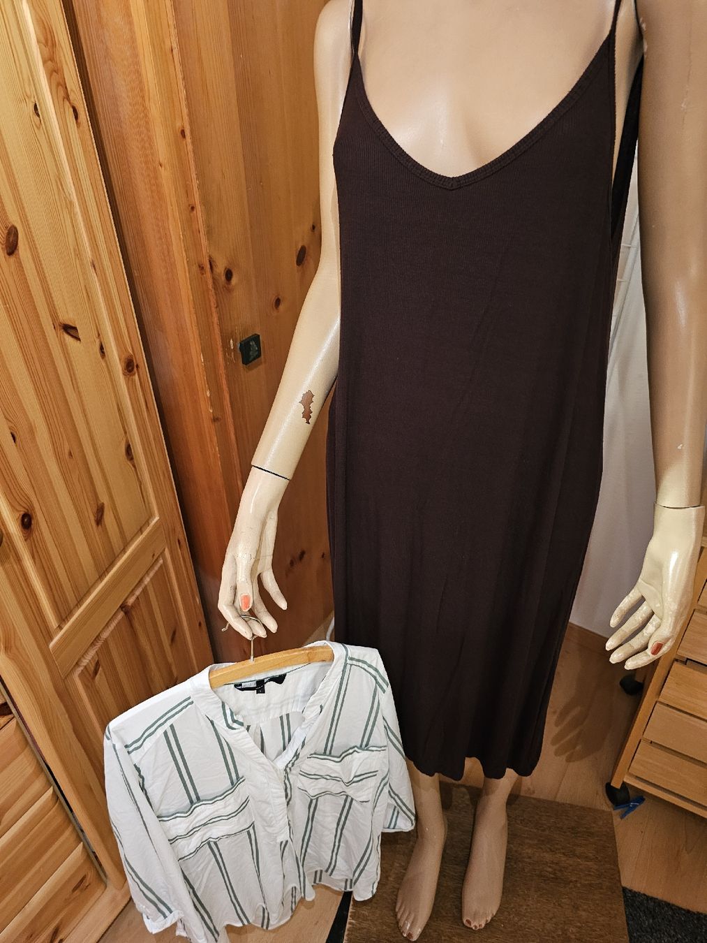 H&M Vestiti: herziges Strandkleid/Sommerkleid mit Bluse gr.L – Usato da Ferden venduto da jemyce