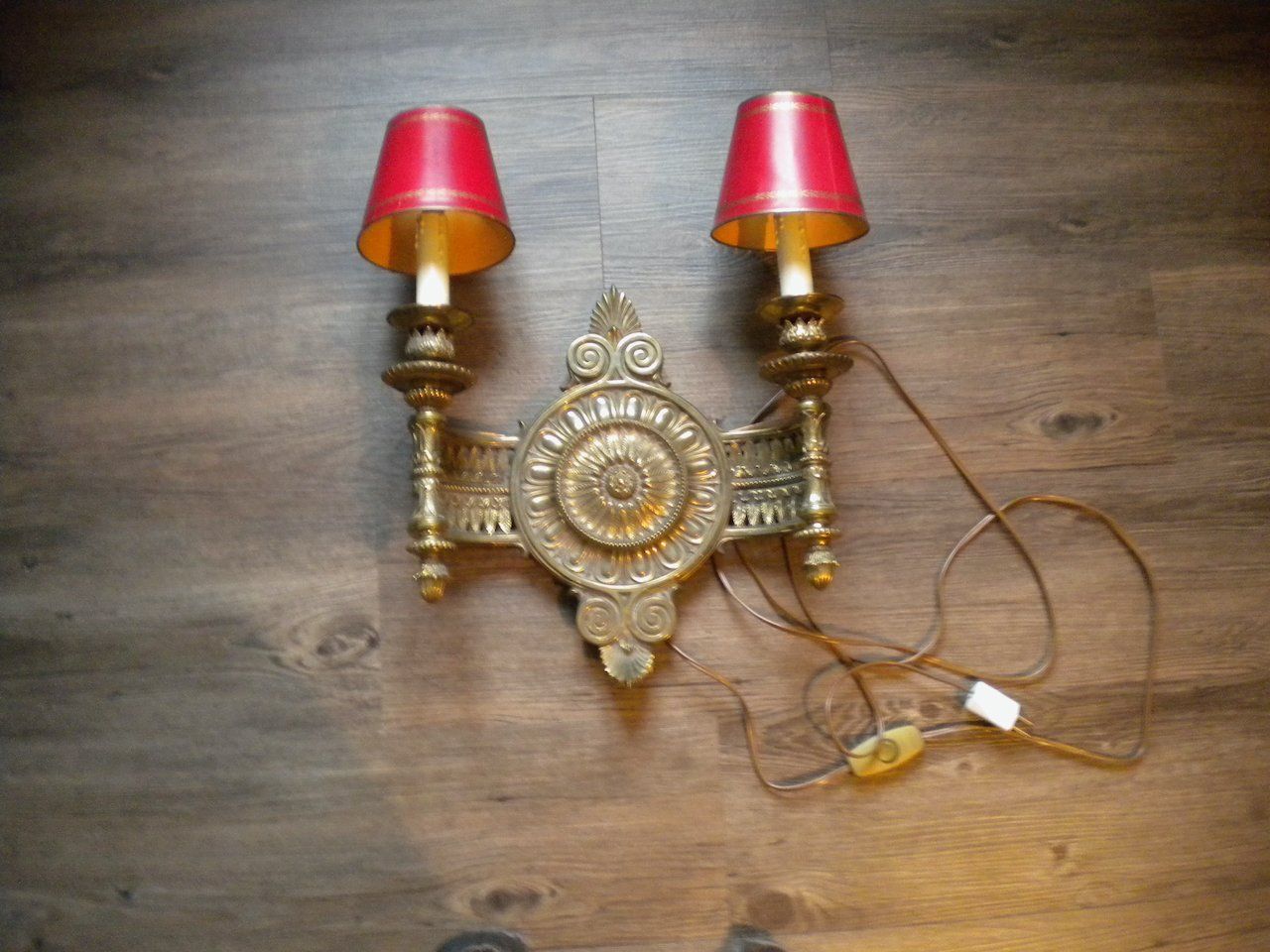 Lampen: Wandleuchter Empire, messing – Gebraucht aus Winterthur von stachelfuss 4